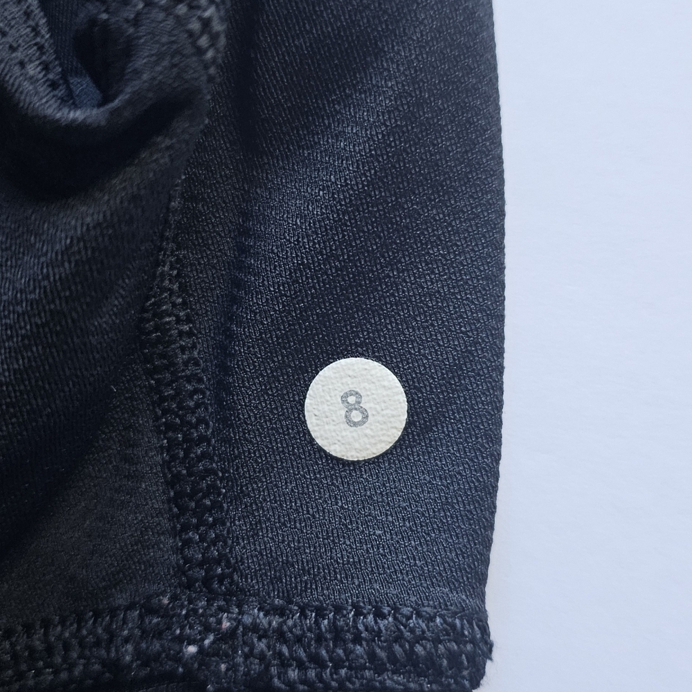 LULULEMON Black Athletic Drawstring hem Size 8 - Picture 6 of 9